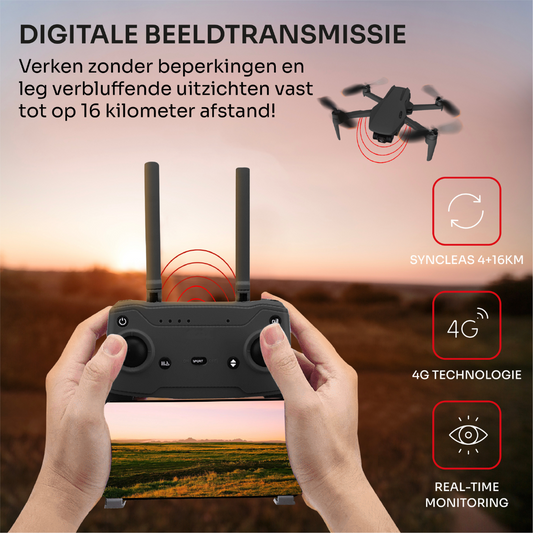 Tedroka C-Fly mini Drone met Powerbank, Cameratas, Regenhoes & Landing Pad