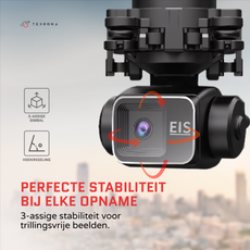 Tedroka® CFLY Mini 2 Drone – 4K UHD Camera, 66 Minuten Vliegtijd, 5000m Bereik, GPS & GLONASS, 3-Assige Gimbal, 128GB Opslag, 20MP Foto, Onder 249g, Intelligente Vluchtmodi, Visuele Tracking, 4K/30FPS QuickShots, Max 5KM Transmissie