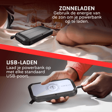Tedroka® Zonne-energie Power Bank