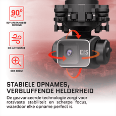 Tedroka® KAI TWO 4K GPS Drone - 3-assige Gimbal - Onder 249g - 25 min Vlucht, 5G Transmissie,360º Obstakel Vermijding - RC Drone - EIS Anti-Schok - Auto Return - Lichtgewicht voor Volwassenen en Beginners