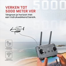 Tedroka® CFLY Mini 2 Drone – 4K UHD Camera, 66 Minuten Vliegtijd, 5000m Bereik, GPS & GLONASS, 3-Assige Gimbal, 128GB Opslag, 20MP Foto, Onder 249g, Intelligente Vluchtmodi, Visuele Tracking, 4K/30FPS QuickShots, Max 5KM Transmissie